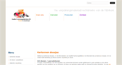 Desktop Screenshot of kartonnen-doosjes.nl